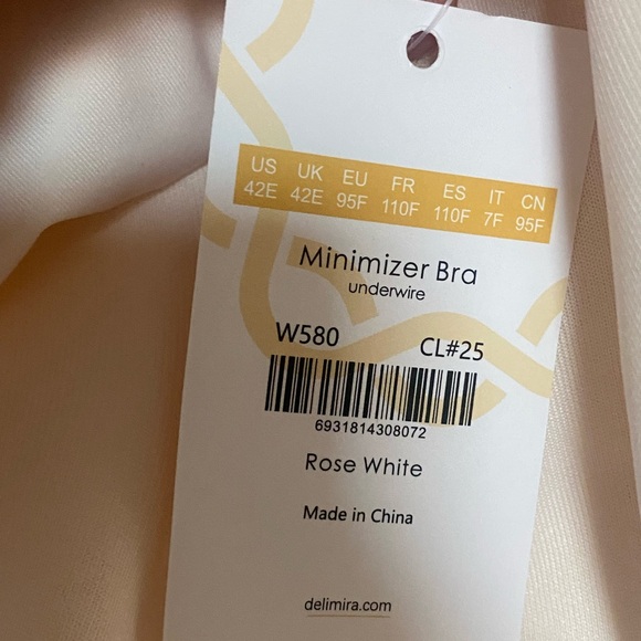 Delimira Minimizer Non Padded Underwire Bra - Picture 3 of 3